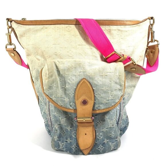 LOUIS VUITTON M93184 MonogramDenim Gradient SunburstPM Crossbody Shoulder Bag - Picture 1 of 16